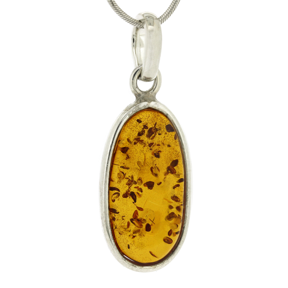 Bespoke Cognac Amber Pendant 