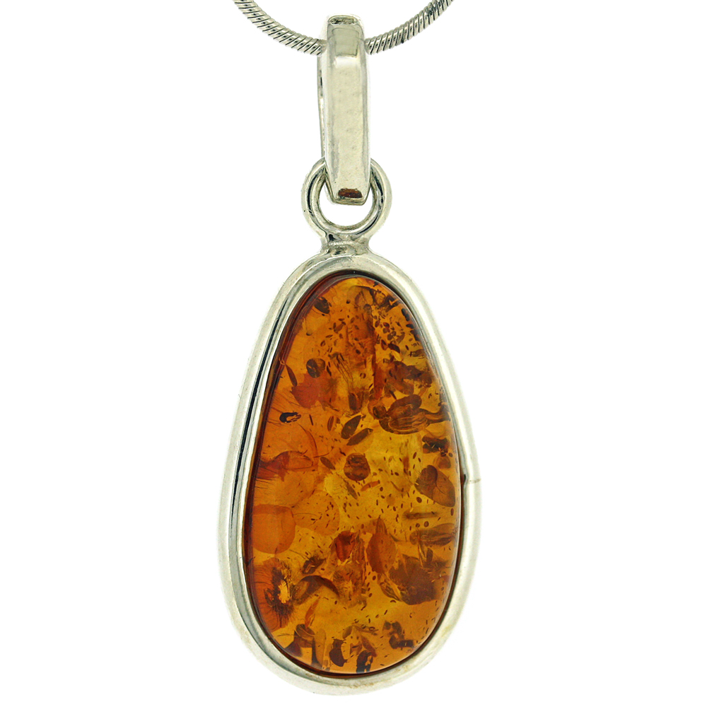 Bespoke Cognac Amber Pendant 