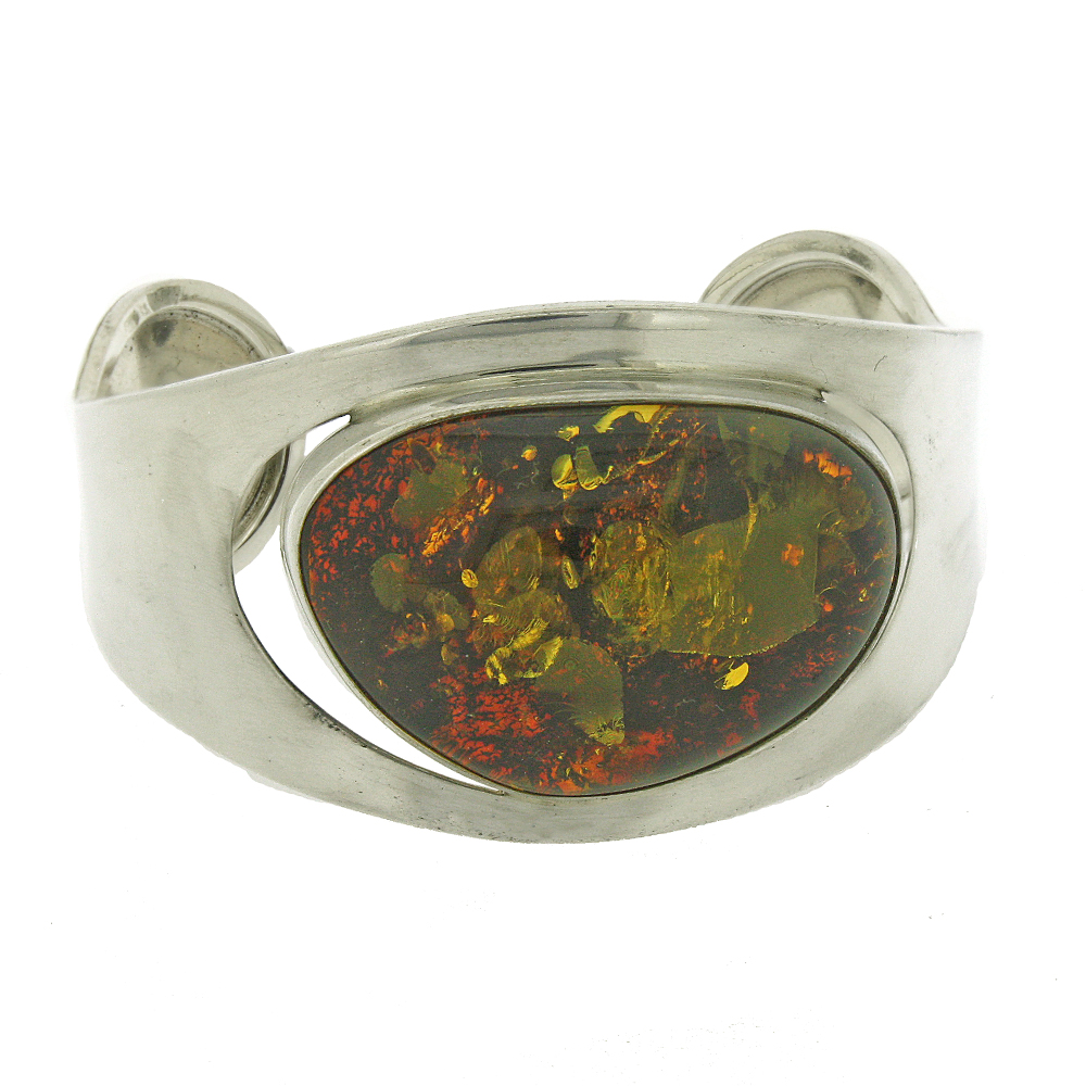 Bespoke Amber Cuff Bracelet