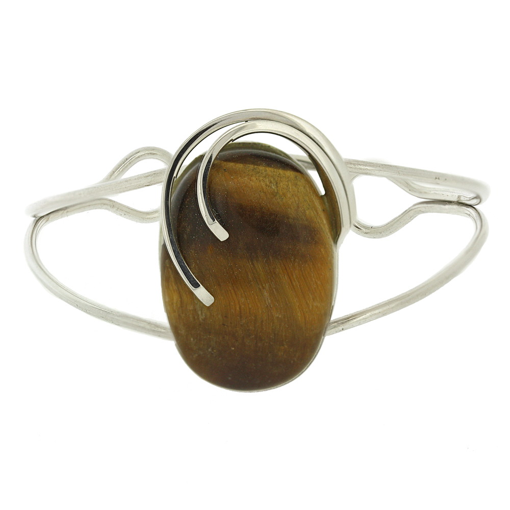 Bespoke Tigers Eye Bangle