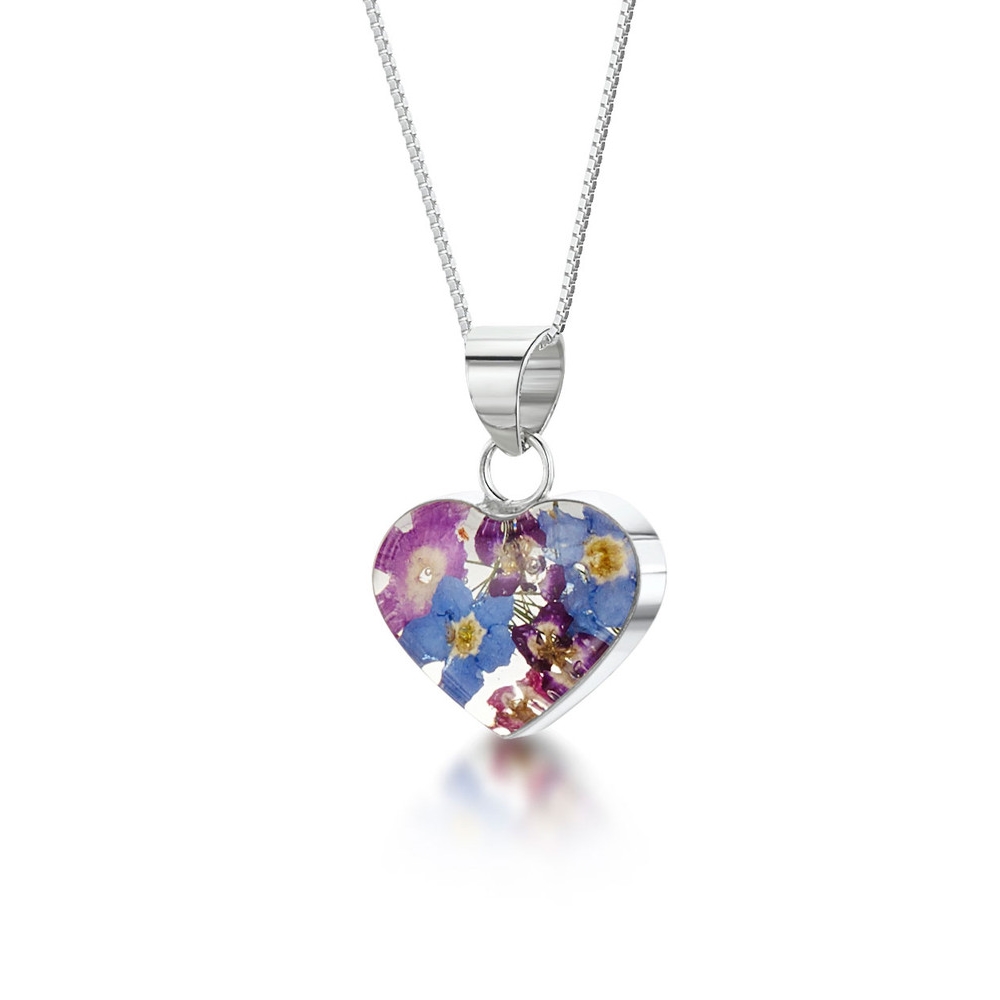 Shrieking Violet Purple Haze Heart Pendant