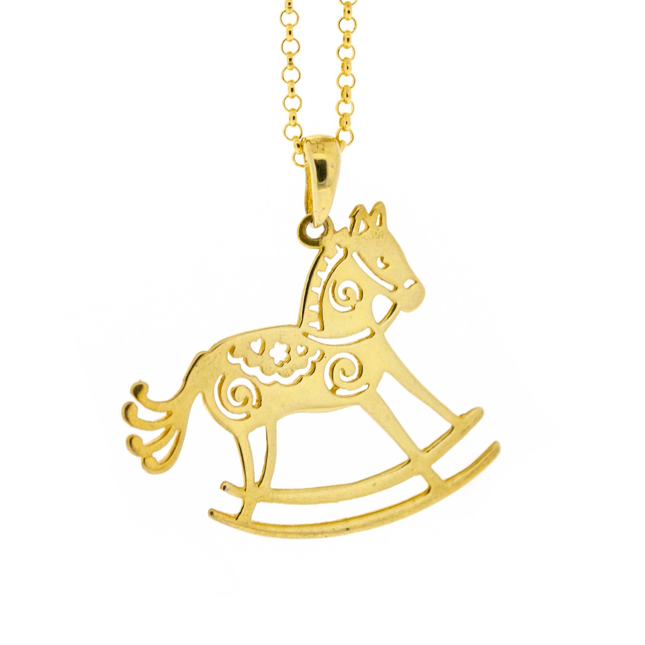 Kitten Rocking Horse Pendant