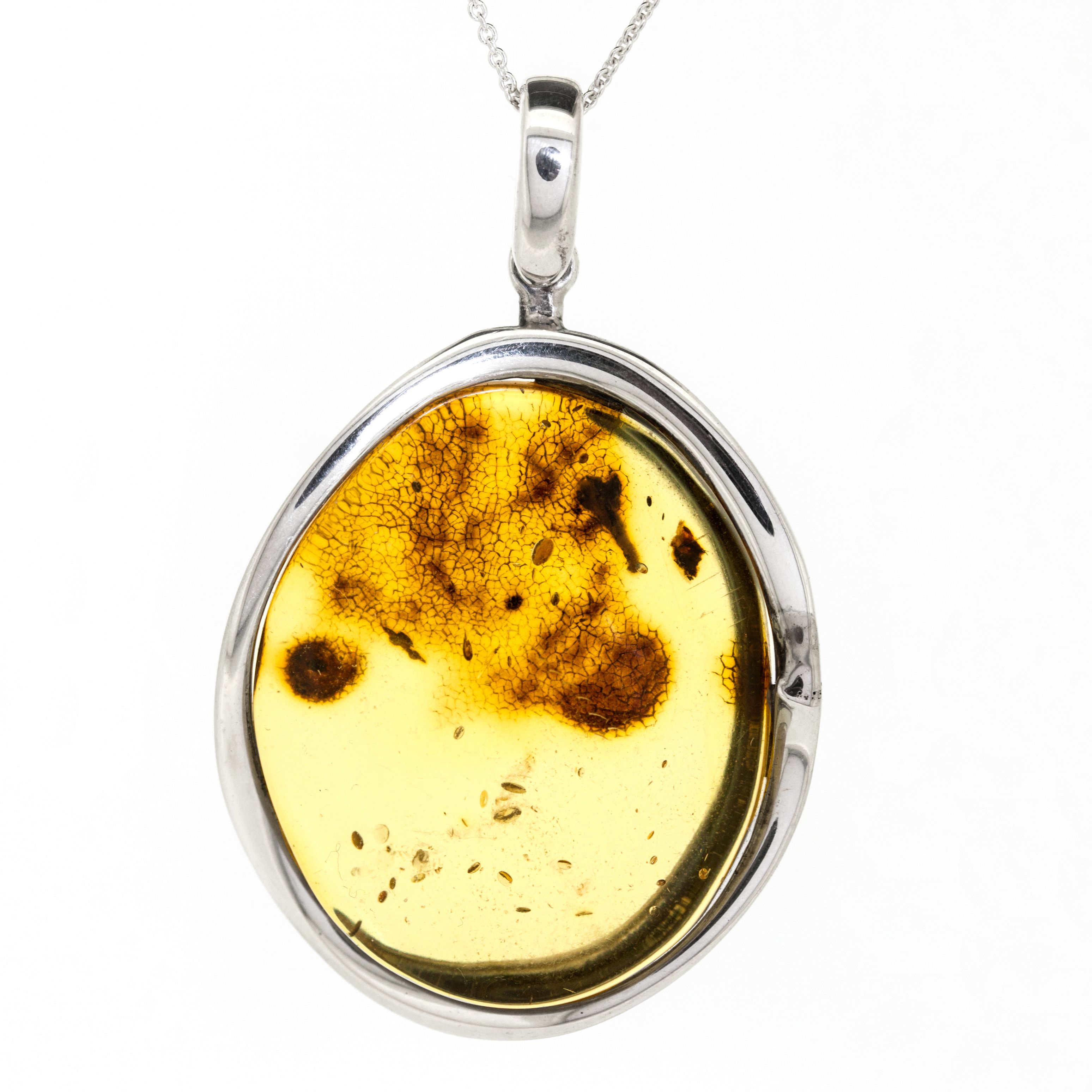 Bespoke Lemon Amber Pendant