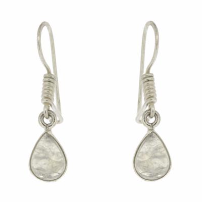 Small Tear Drop Stone Earrings