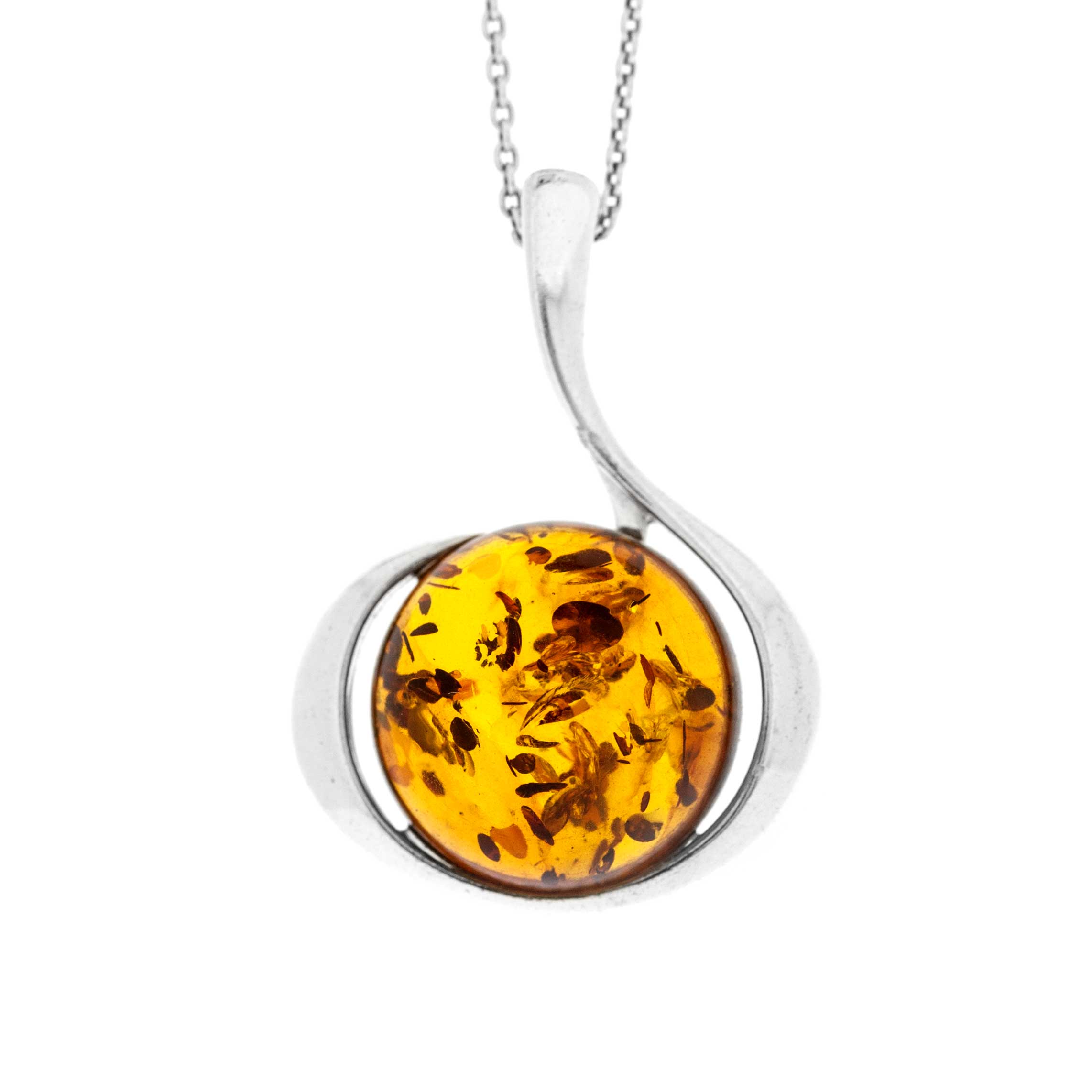 Classic Amber Jennifer Pendant