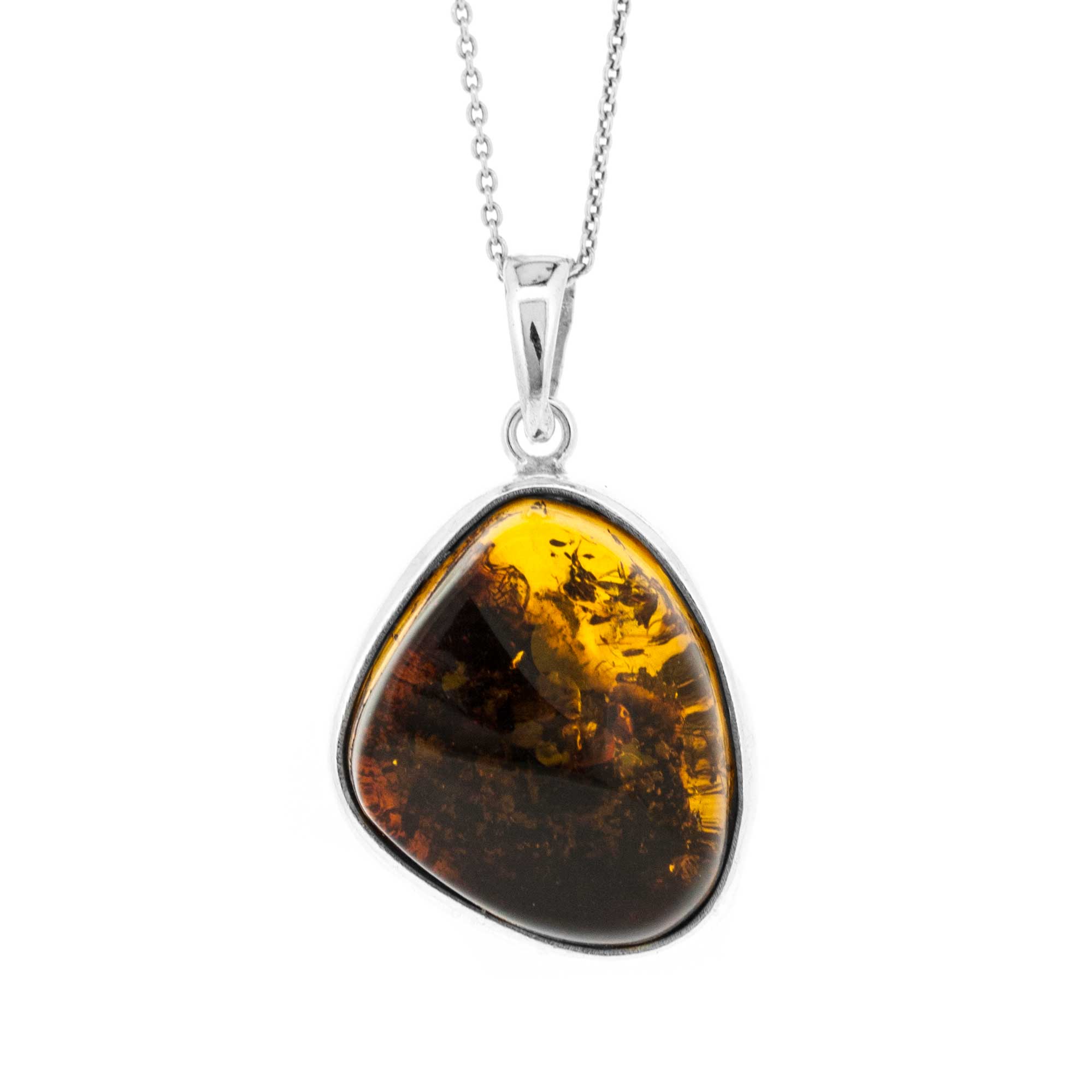 Bespoke Cognac Amber Pendant 