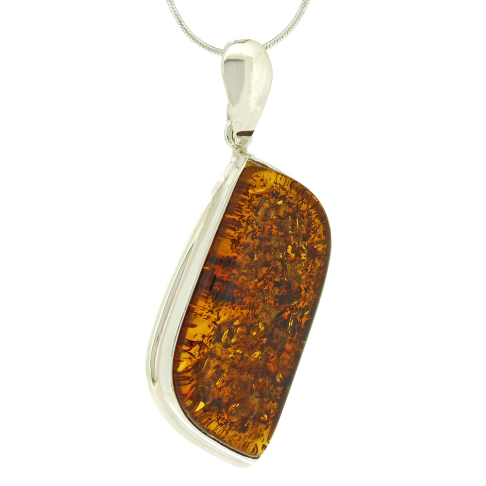 Bespoke Cognac Amber Pendant