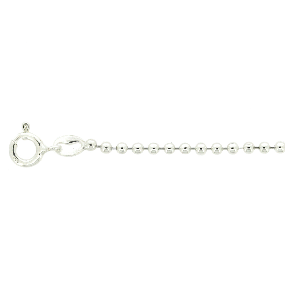 Silver 2mm Fine Ball Chains