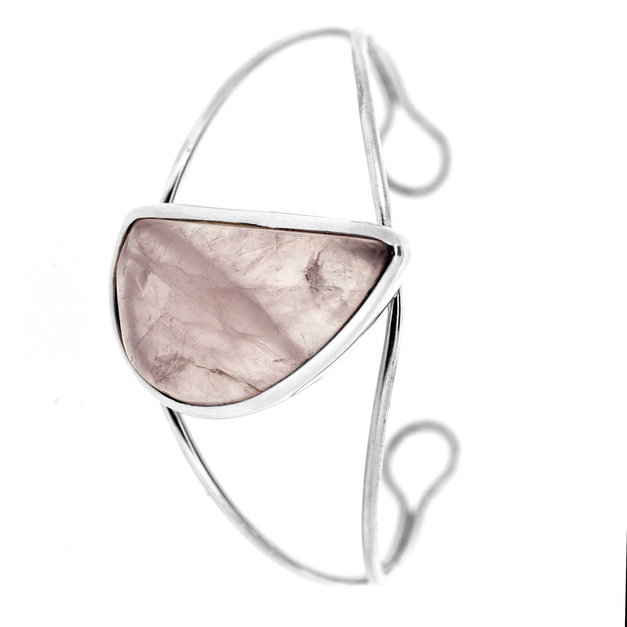 Bespoke Rose Quartz Bangle