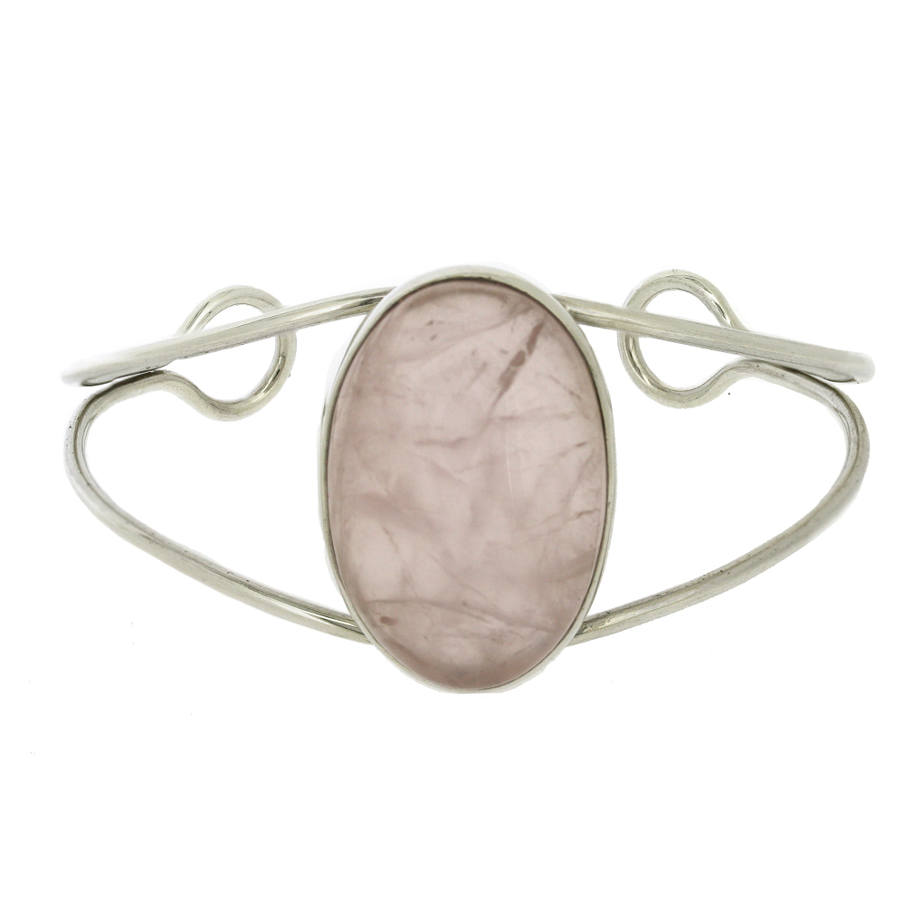 Bespoke Rose Quartz Bangle