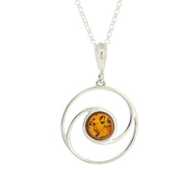 Classic Amber Gyra Pendant