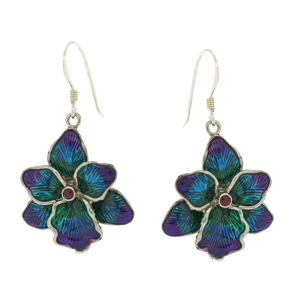 Enamels Flower Earrings