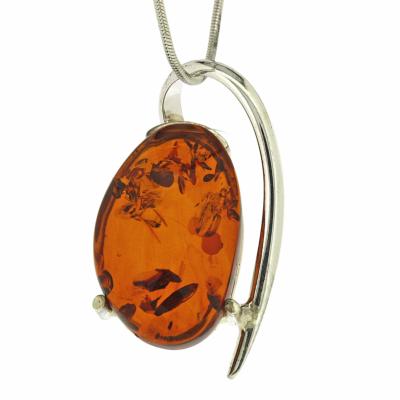 Bespoke Cognac Amber Pendant