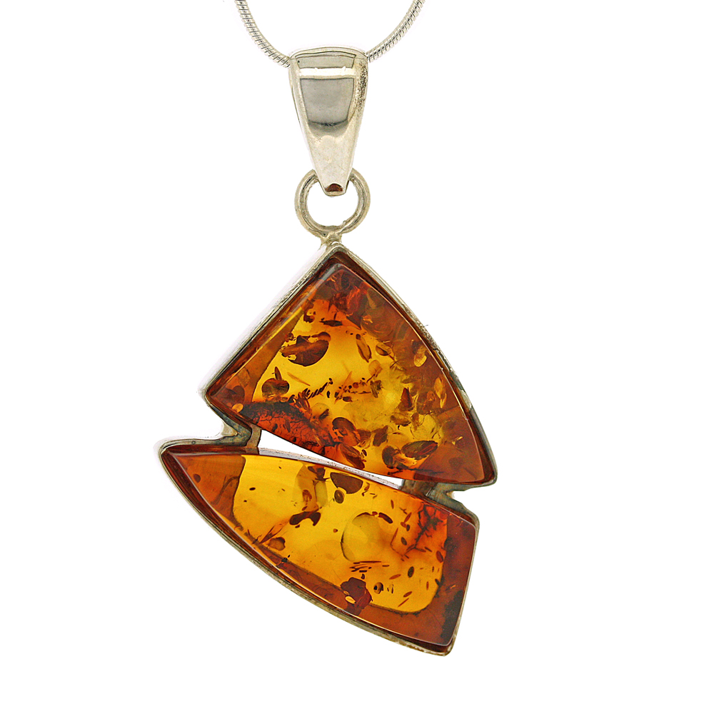 Bespoke Cognac Amber Pendant 