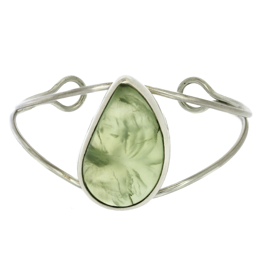 Bespoke Prehnite Bangle