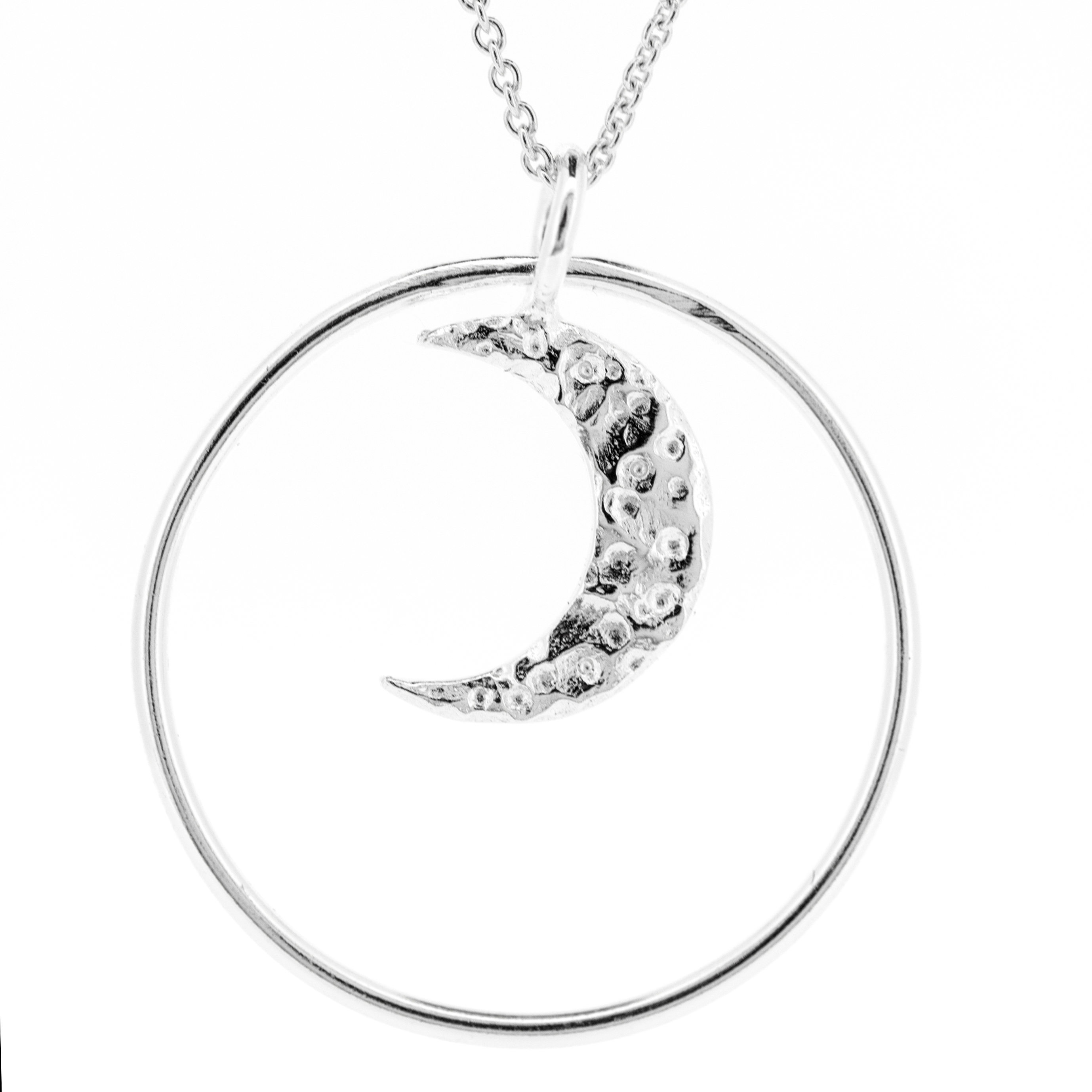 Kitten Moon Pendant