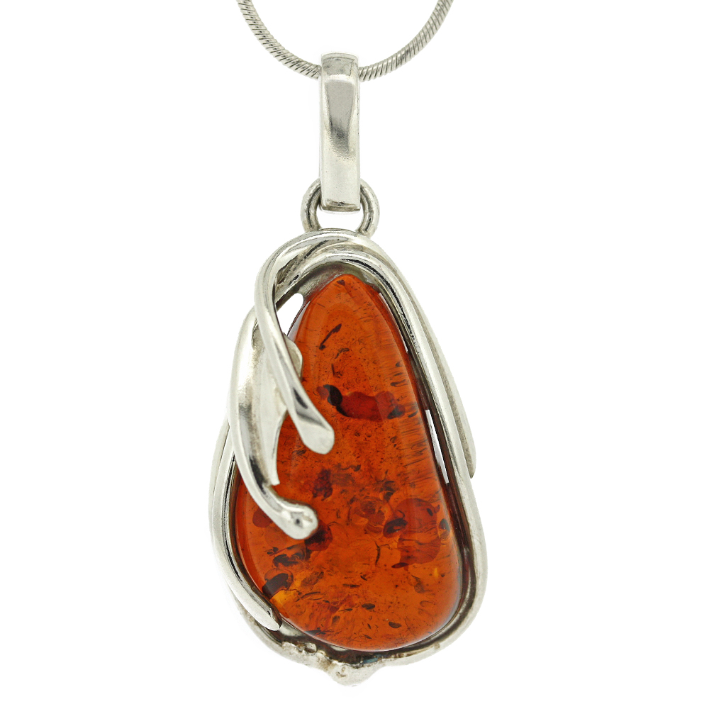 Bespoke Cognac Amber Pendant