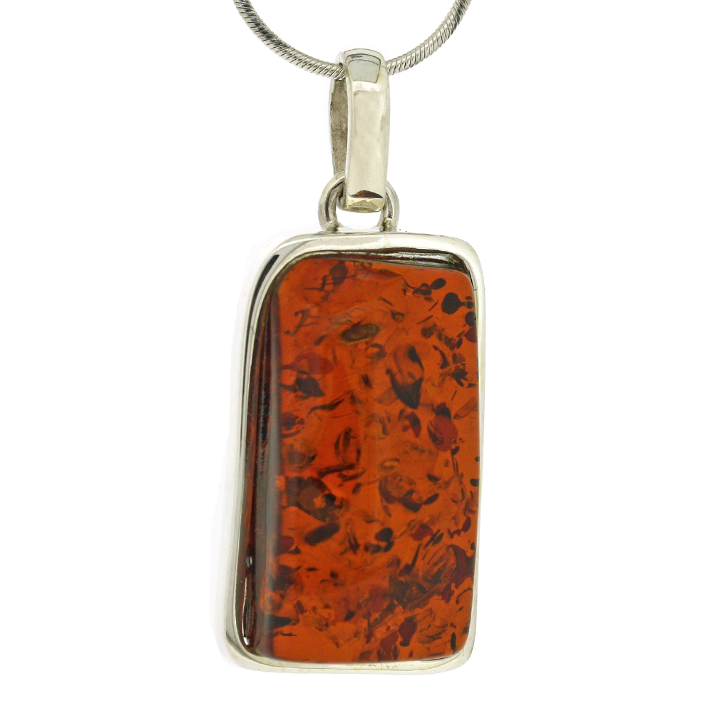 Bespoke Cognac Amber Pendant 