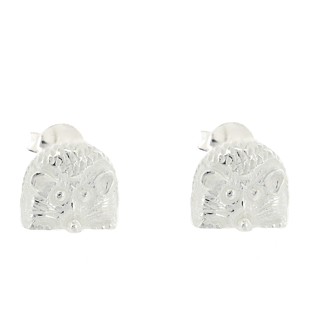 Kitten Hedgehog Studs